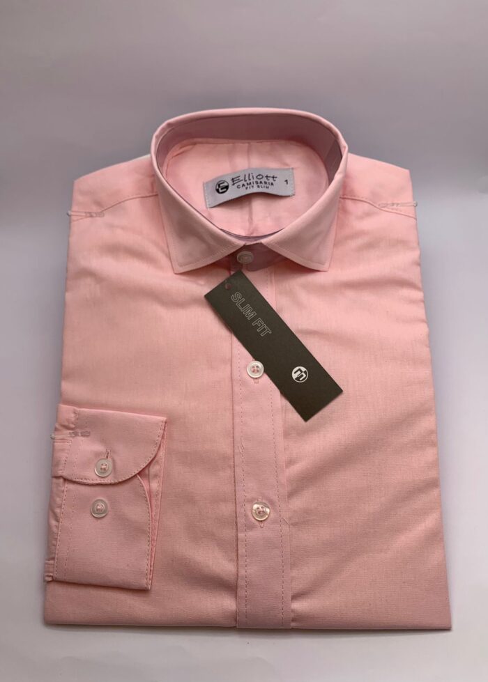 Camisa Elliott Slim Fit – Rosa
