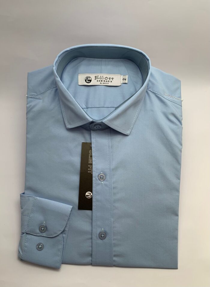 Camisa Elliott Slim Fit – Azul Claro