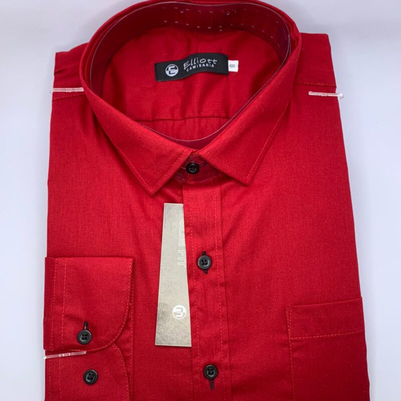 Camisa Elliott Slim Fit – Vermelha
