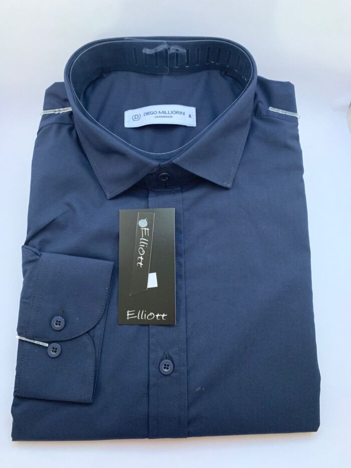 Camisa Elliott Slim Fit – Azul Marinho