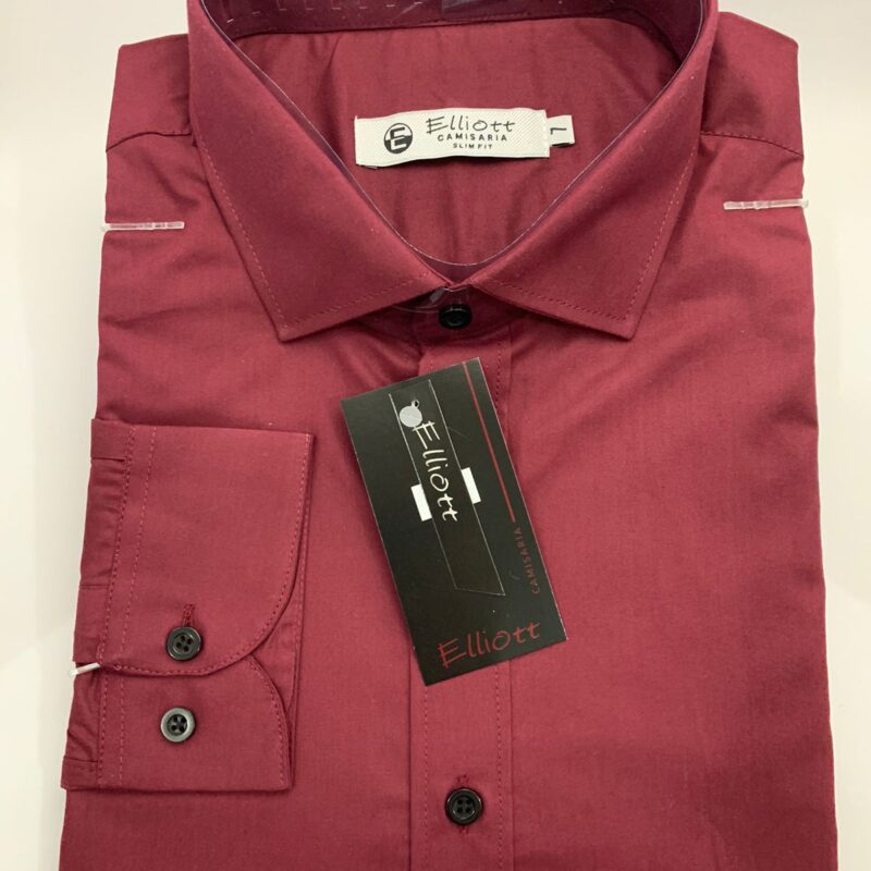 Camisa Elliott Slim Fit – Vinho