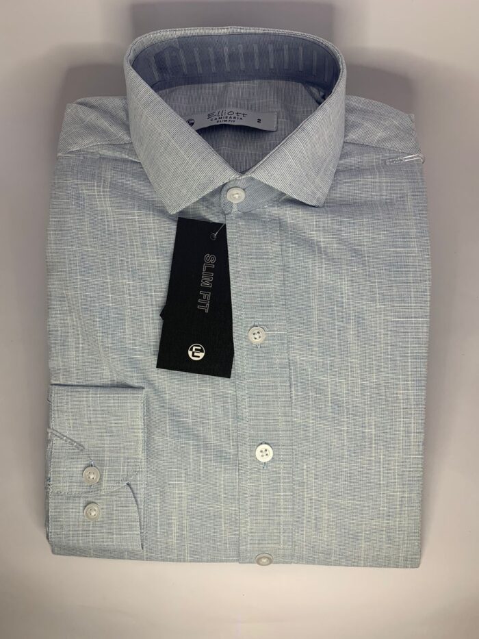 Camisa Elliott Slim Fit – Azul - Imagem 2