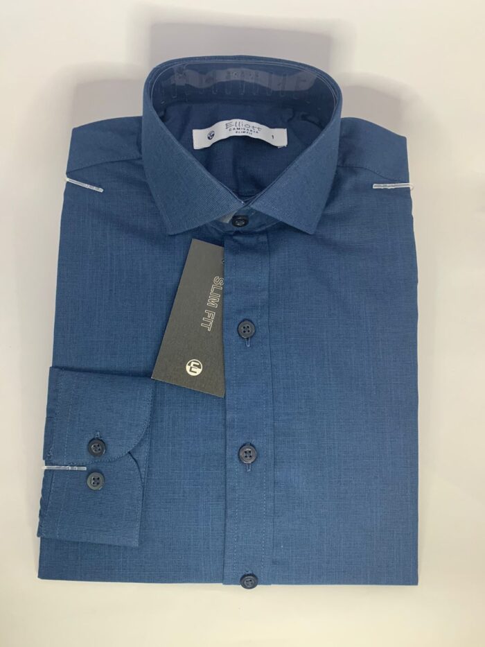 Camisa Elliott Slim Fit – Azul
