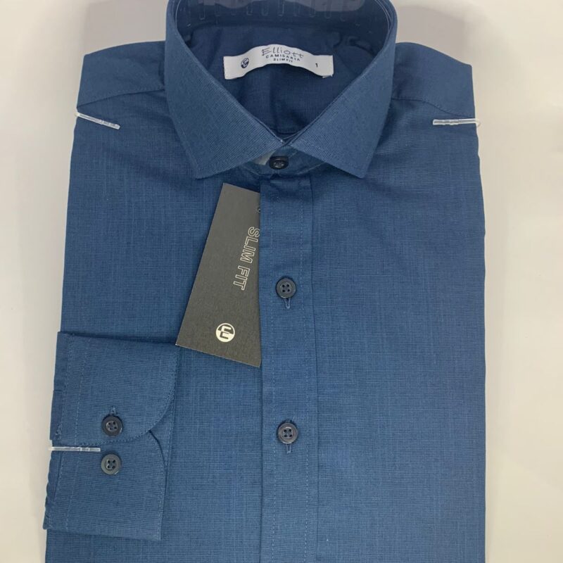 Camisa Elliott Slim Fit – Azul