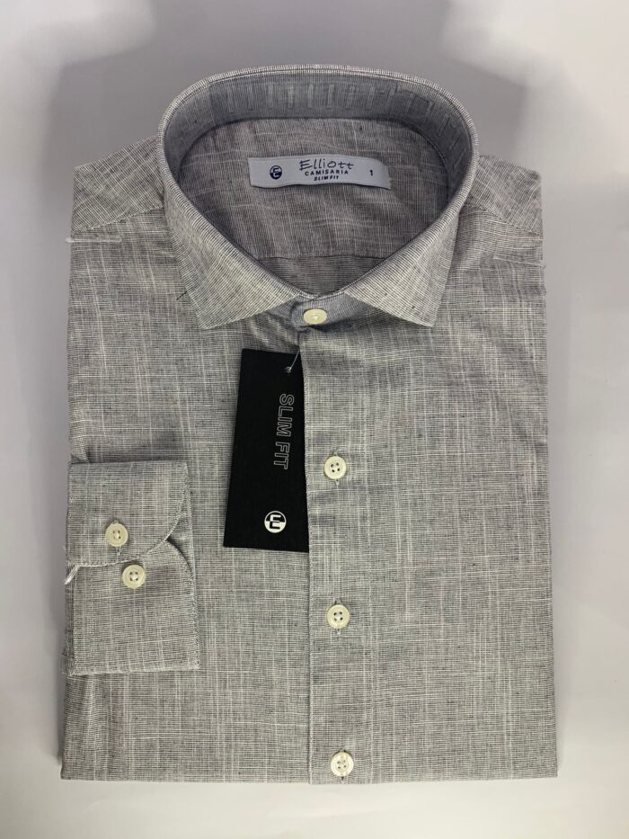 Camisa Elliott Slim Fit – Cinza