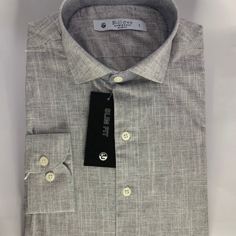 Camisa Elliott Slim Fit – Cinza