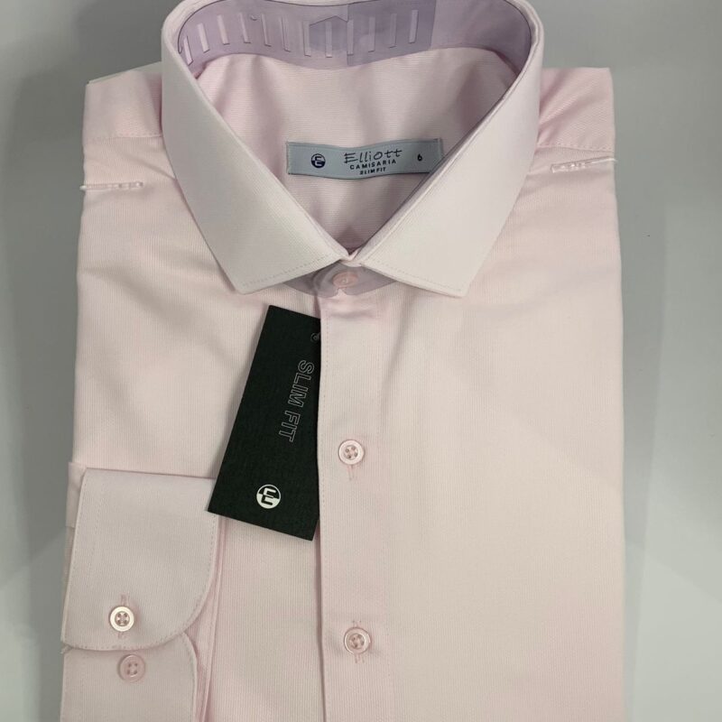 Camisa Elliott Slim Fit – Rosa