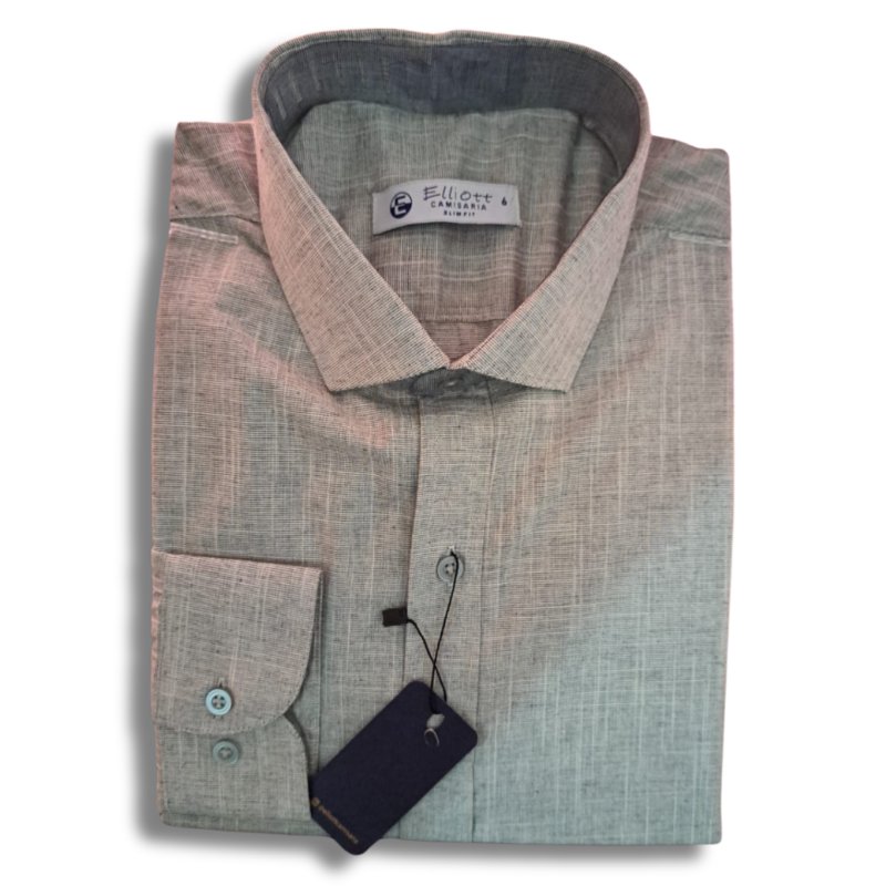 Camisa Elliott Slim Fit – Cinza