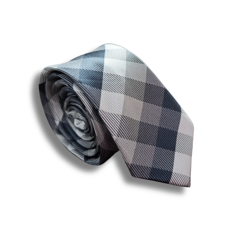 Gravata Xadrez Slim