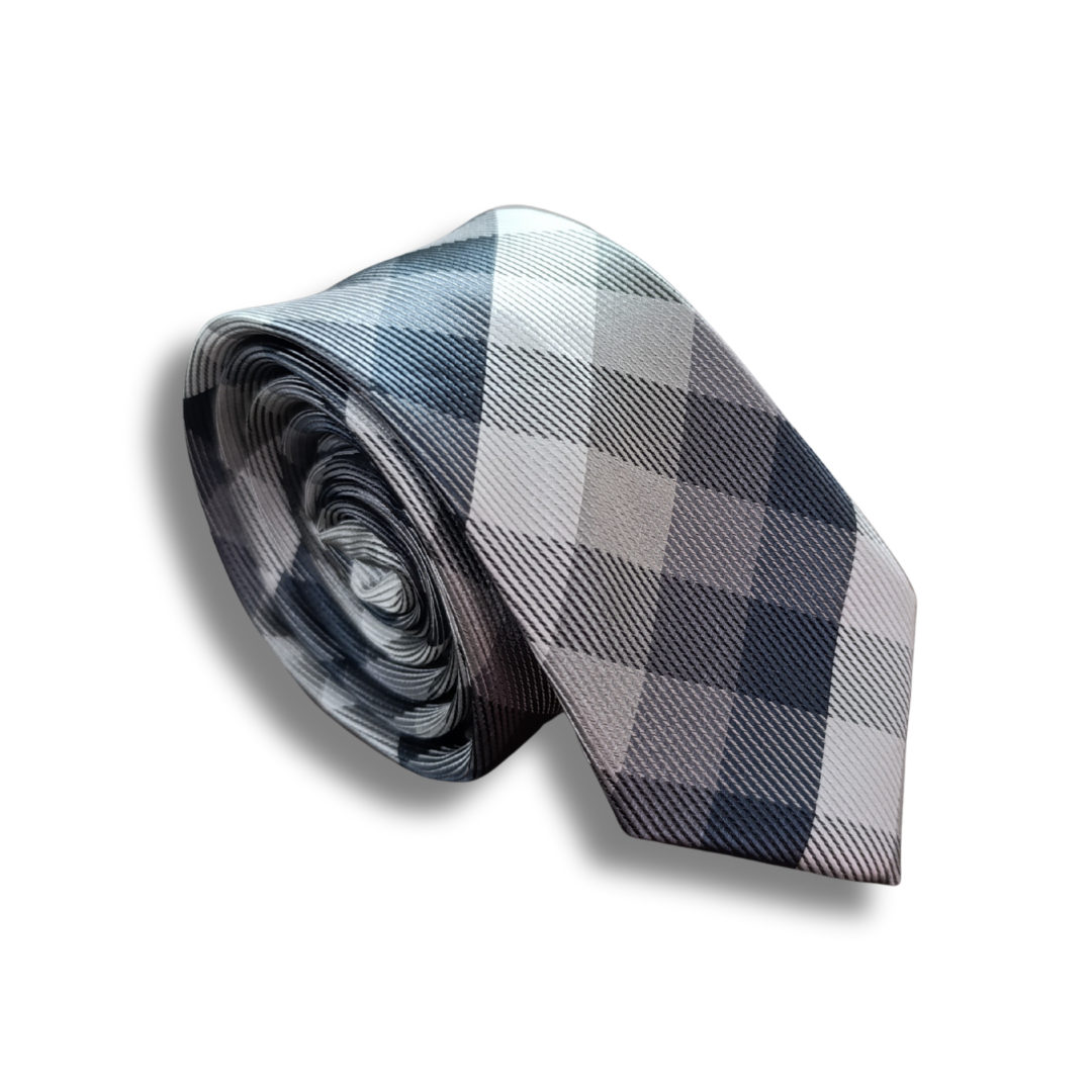 Gravata Xadrez Slim