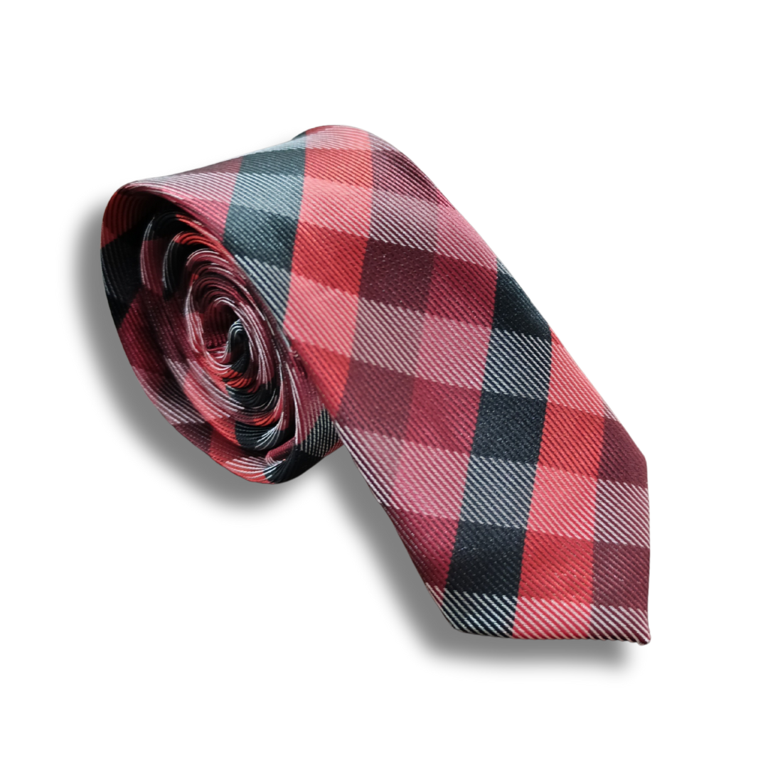 Gravata Xadrez Slim