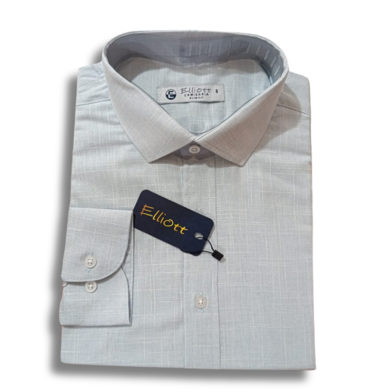 Camisa Elliott Slim Fit – Azul Clara