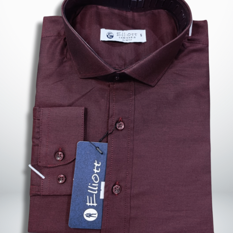 Camisa Elliott Slim Fit – Vinho