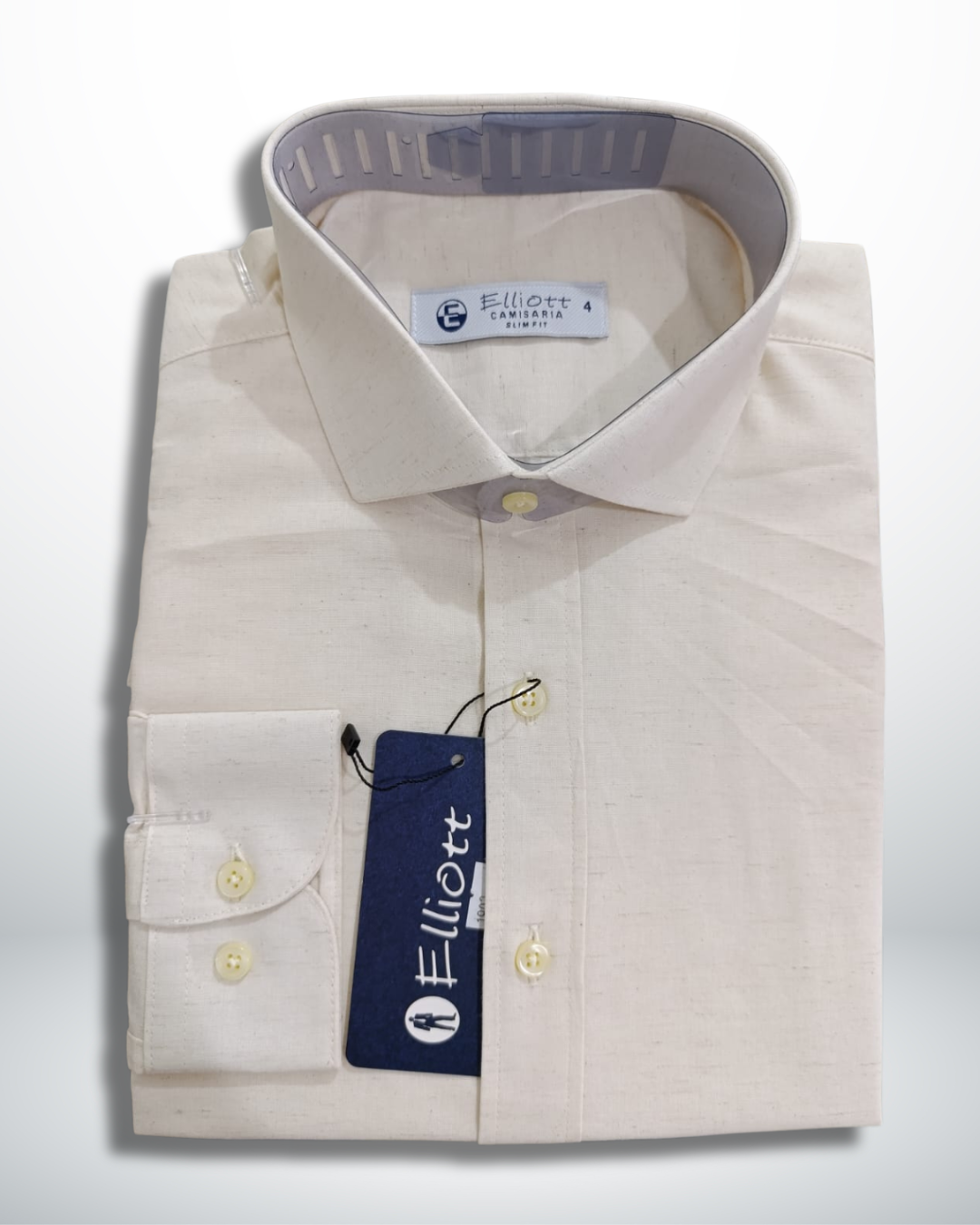 Camisa Elliott Slim Fit – Bege
