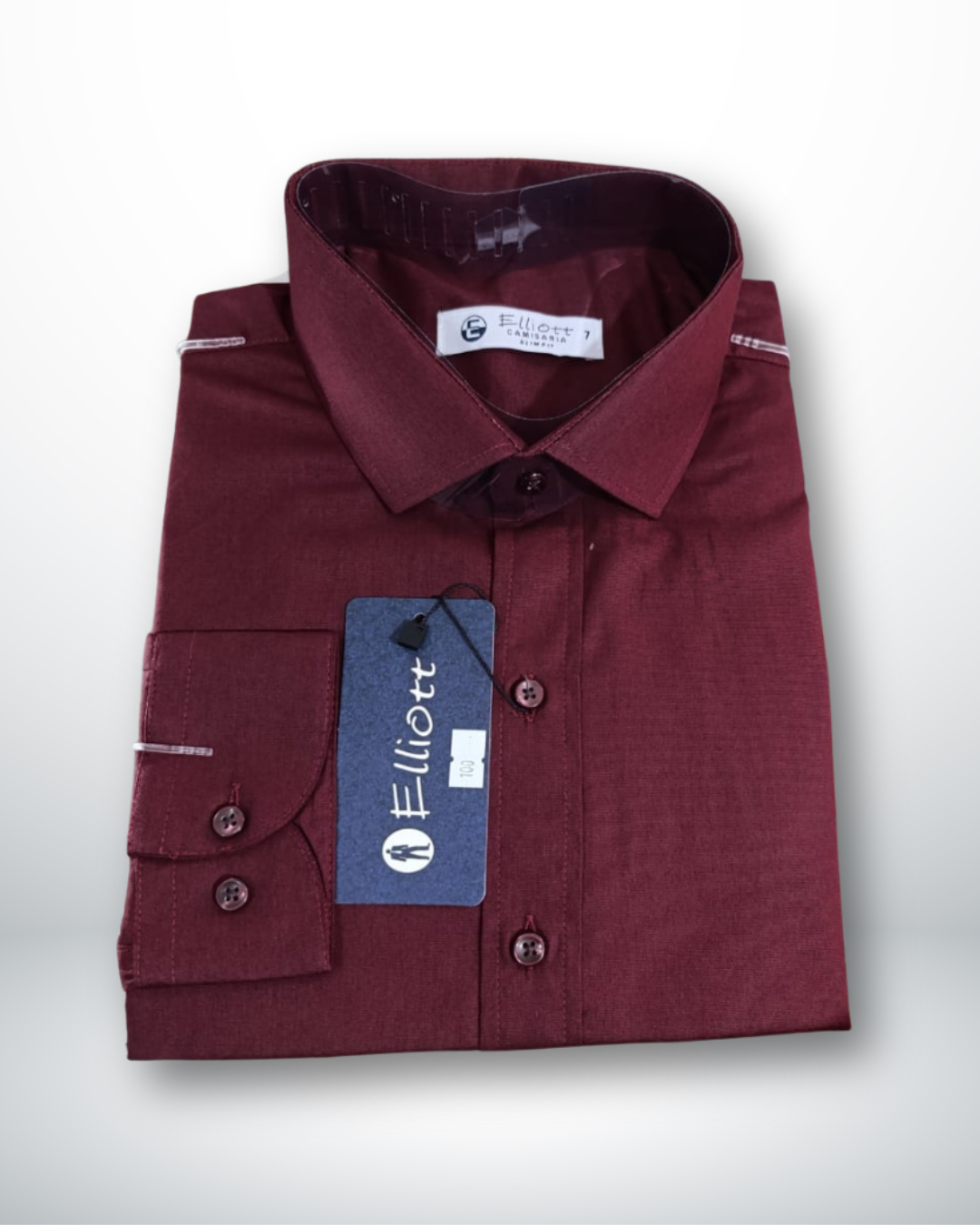 Camisa Elliott Slim Fit – Marsala