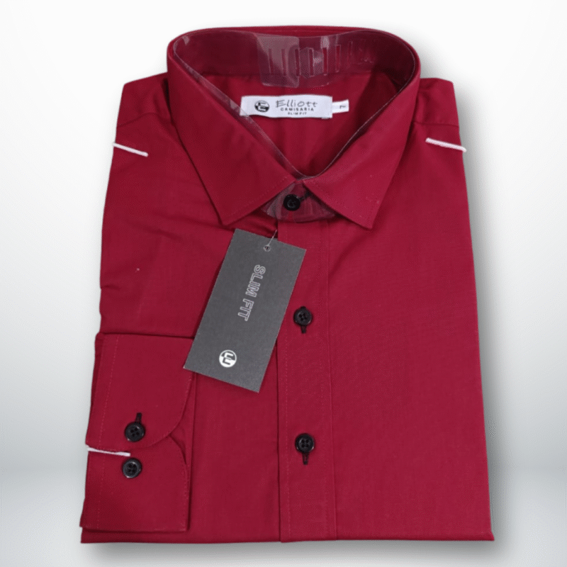 Camisa Elliott Slim Fit – Vermelha
