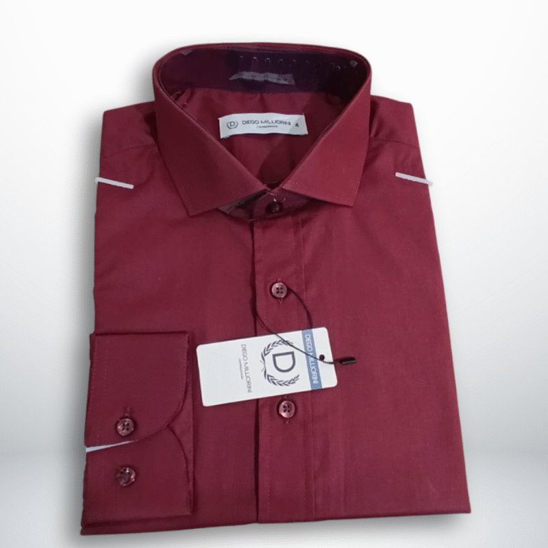 Camisa Diego Milliorini Slim Fit – Marsala